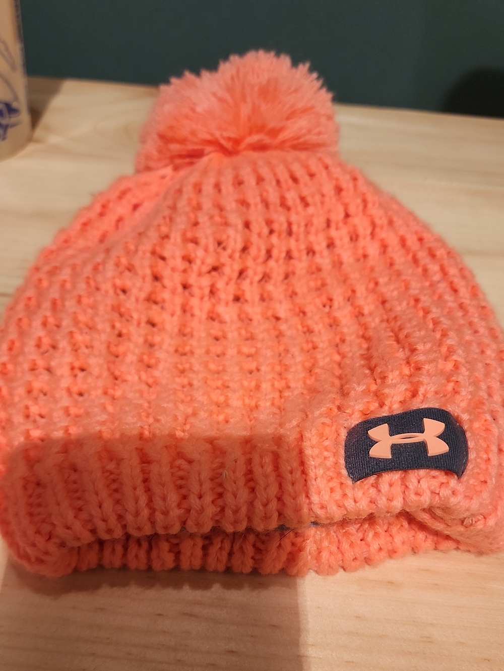 Under Armour Coral Pom Knit Beanie